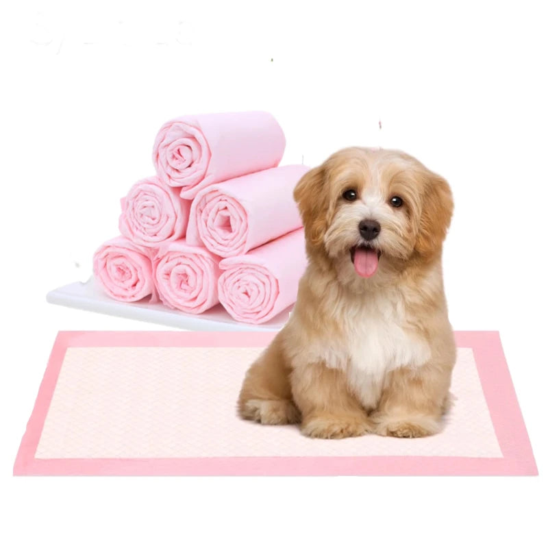 10Pcs Super Absorbent Pet Diaper Dog Cats Training Pee Pads Disposable Healthy Nappy Mat Cat Dog Diapers Quick-dry Surface Mat