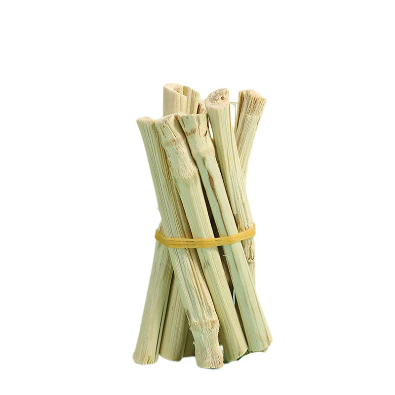 50g Hamster Molar Stick Apple Twig Sweet Bamboo Stick Rabbit Dutch Pig Chewing Twig Nibble Small Pet Toy Dried Molar Toys