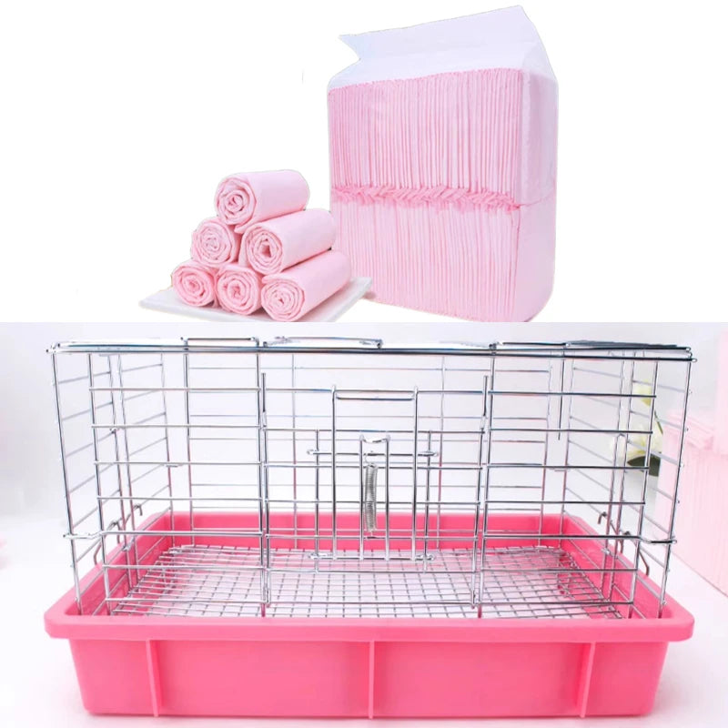 10Pcs Super Absorbent Hamster Rabbit small animals Diaper Training Pee Pads Disposable Healthy Diapers Quick-dry Surface Mat